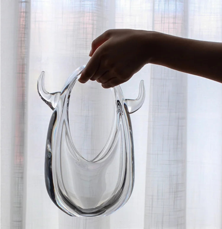 Raindrop - Modern Style Elegant, Luxury Glass Handbag