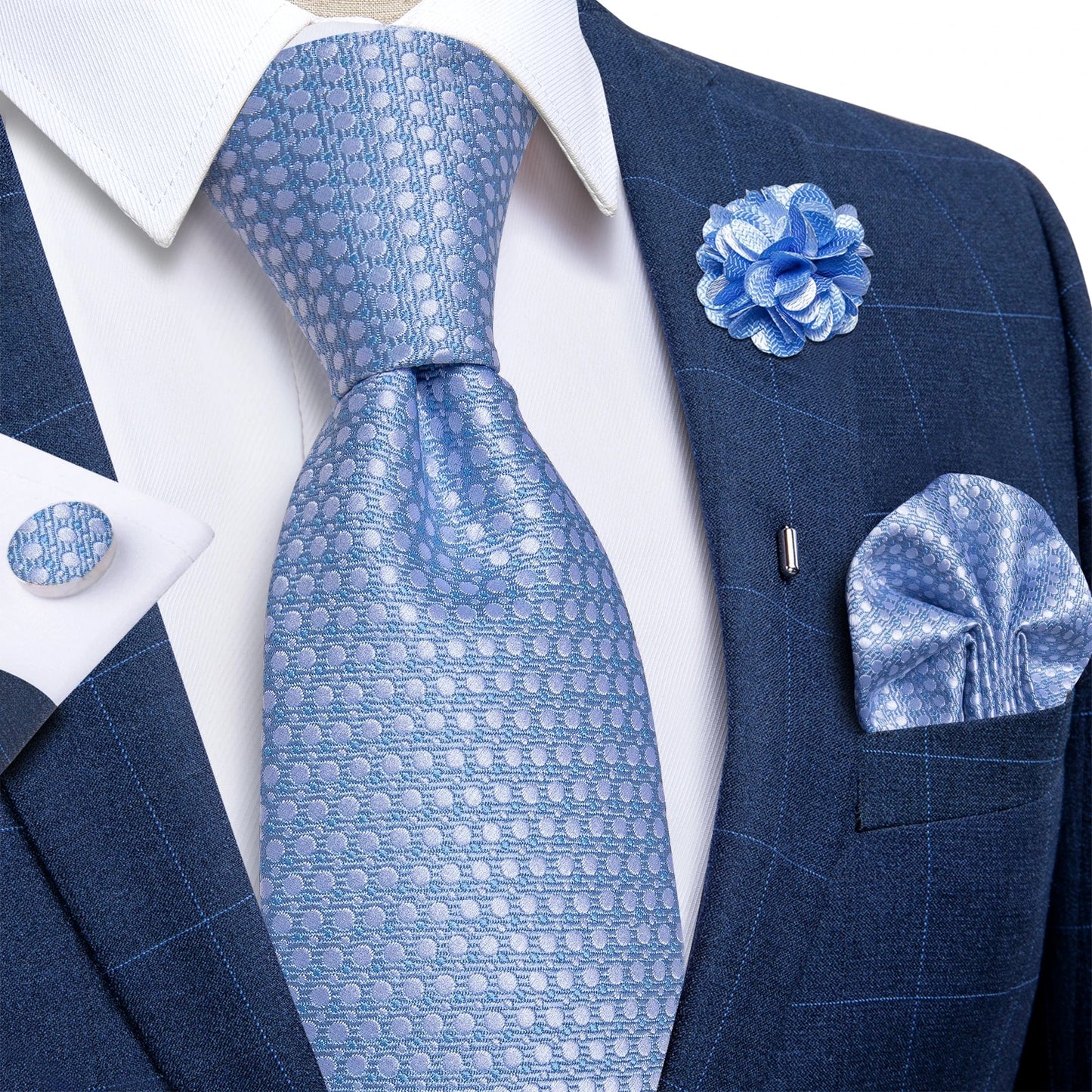 Eugene - Men's Paisley Silk Tie Set