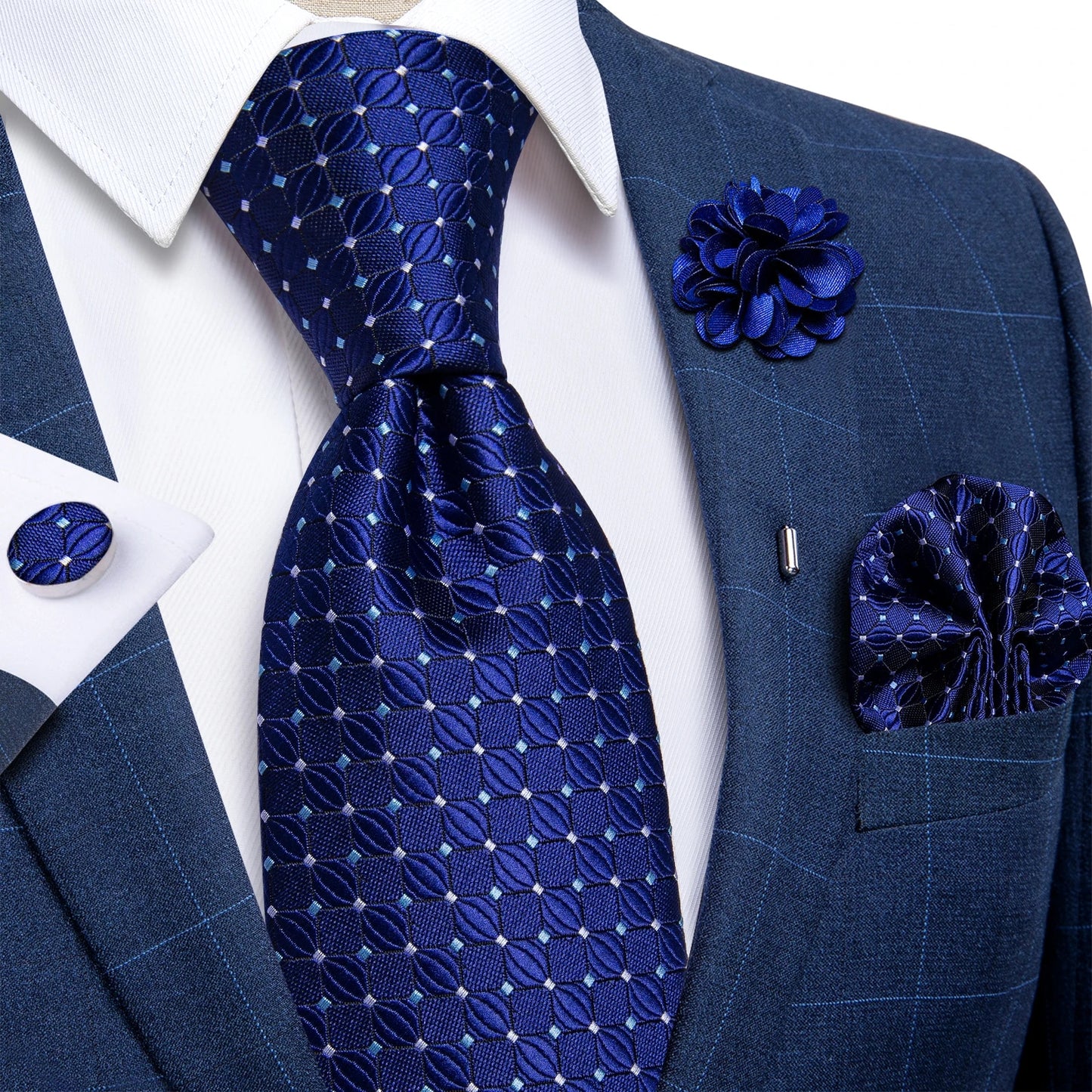 Eugene - Men's Paisley Silk Tie Set