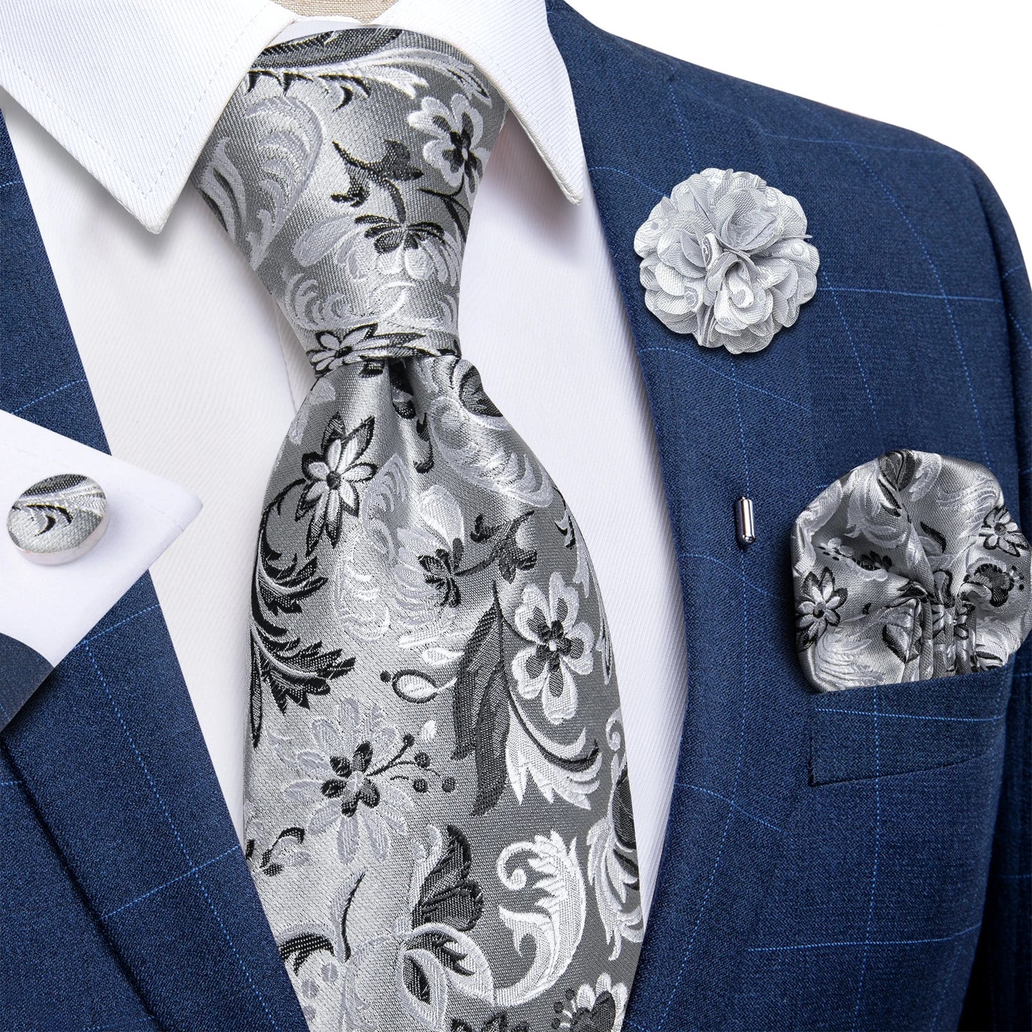 Eugene - Men's Paisley Silk Tie Set