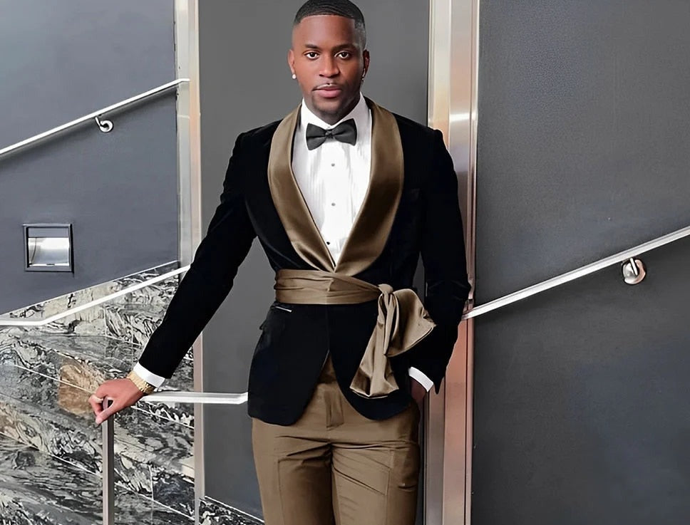 Smoke & Mirrors - Men's Smoking Jacket Two-Piece Tuxedo