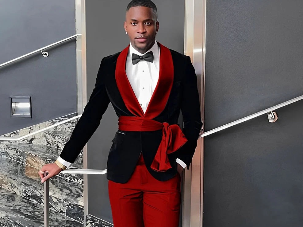 Smoke & Mirrors - Men's Smoking Jacket Two-Piece Tuxedo
