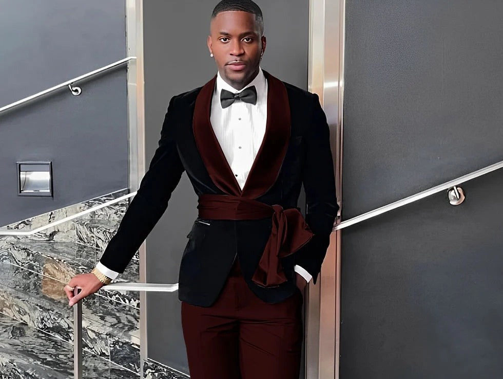 Smoke & Mirrors - Men's Smoking Jacket Two-Piece Tuxedo