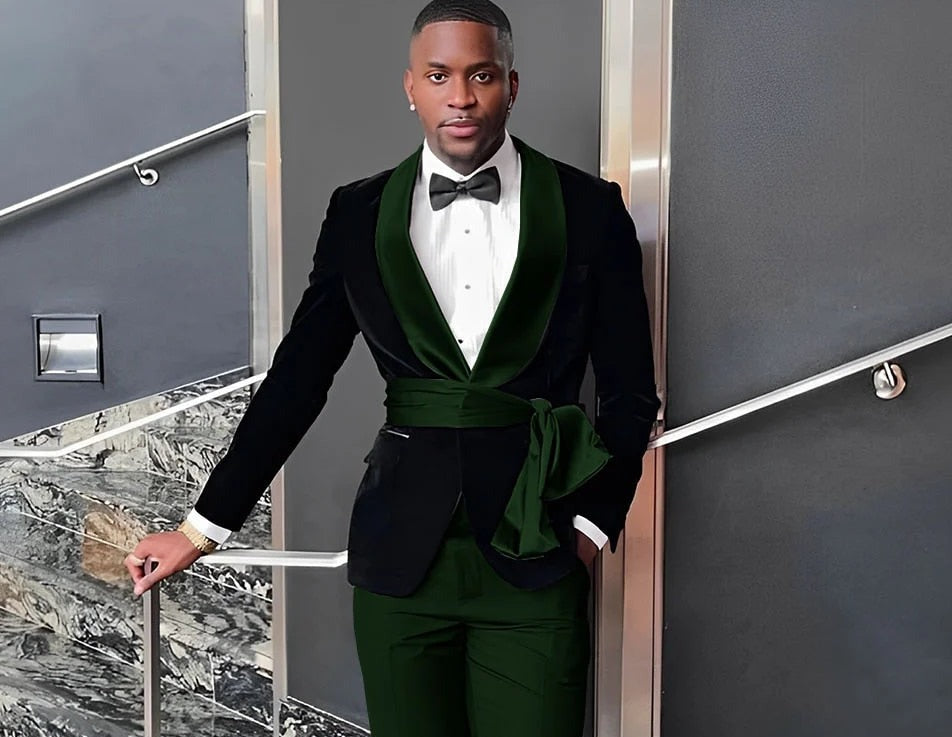 Smoke & Mirrors - Men's Smoking Jacket Two-Piece Tuxedo