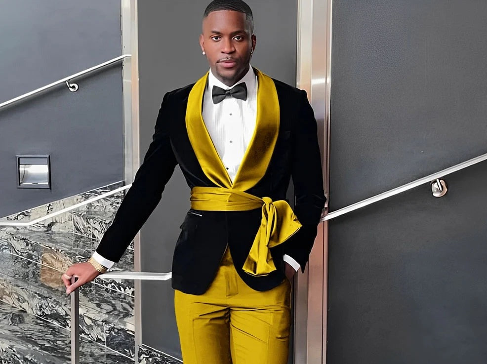 Smoke & Mirrors - Men's Smoking Jacket Two-Piece Tuxedo