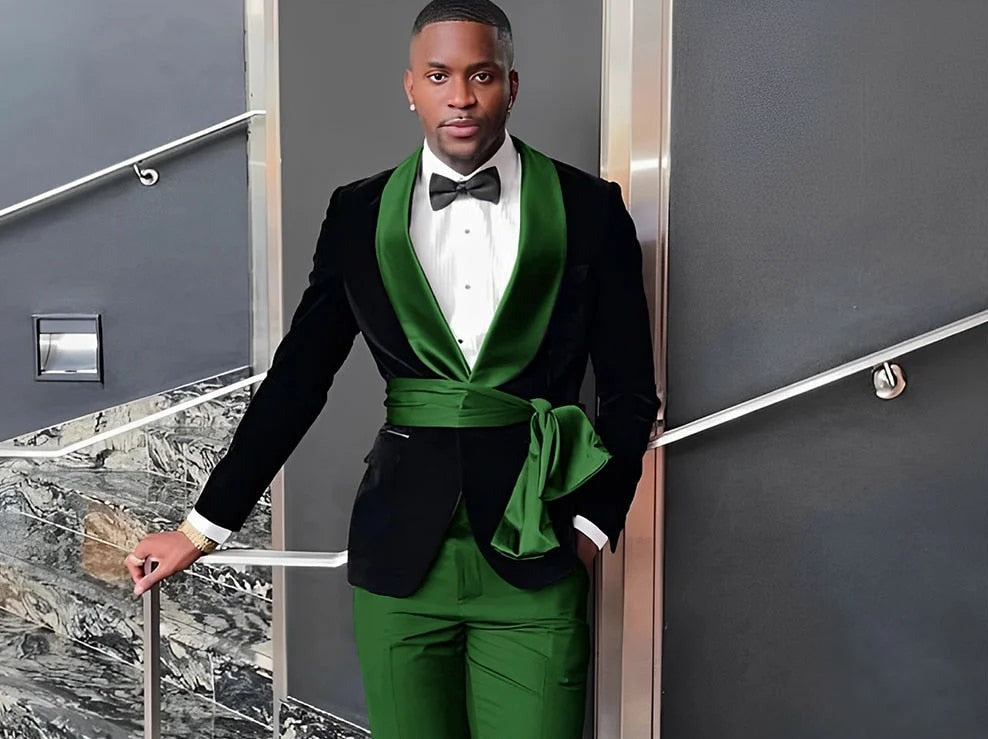 Smoke & Mirrors - Men's Smoking Jacket Two-Piece Tuxedo