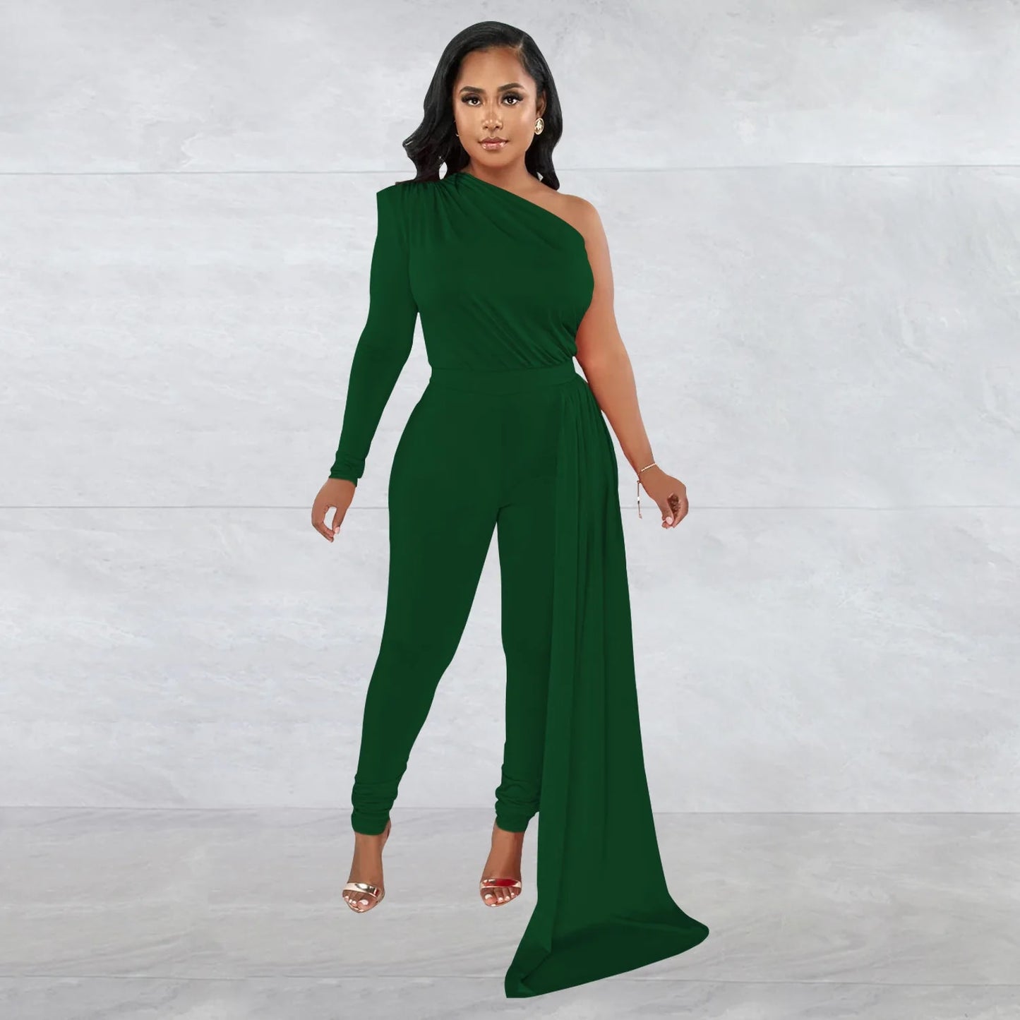 That Girl's Got Swag - Off The Shoulder Jumpsuit