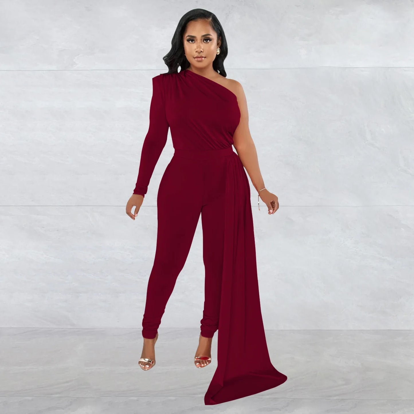 That Girl's Got Swag - Off The Shoulder Jumpsuit