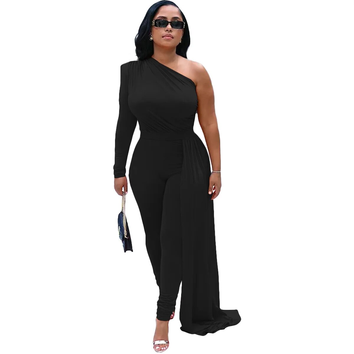 That Girl's Got Swag - Off The Shoulder Jumpsuit