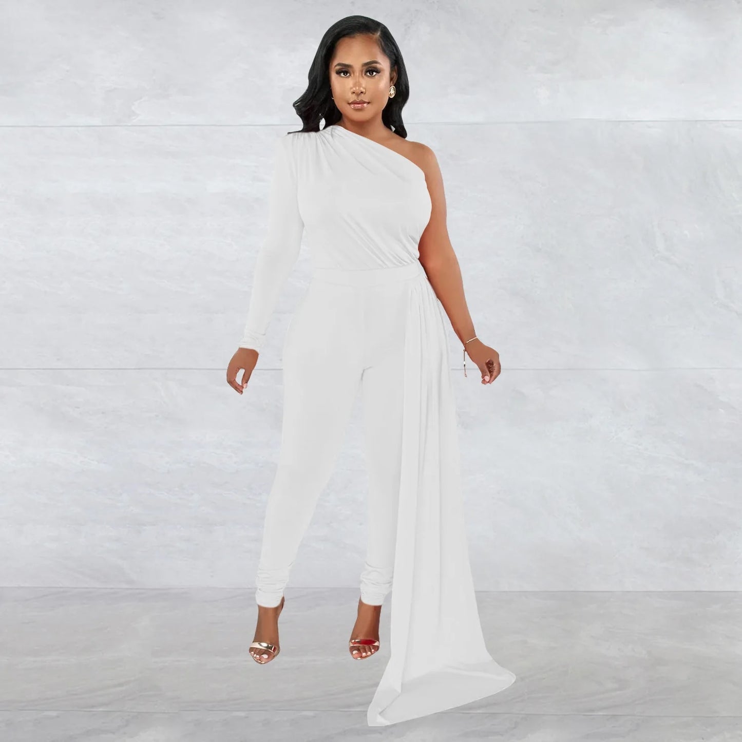 That Girl's Got Swag - Off The Shoulder Jumpsuit