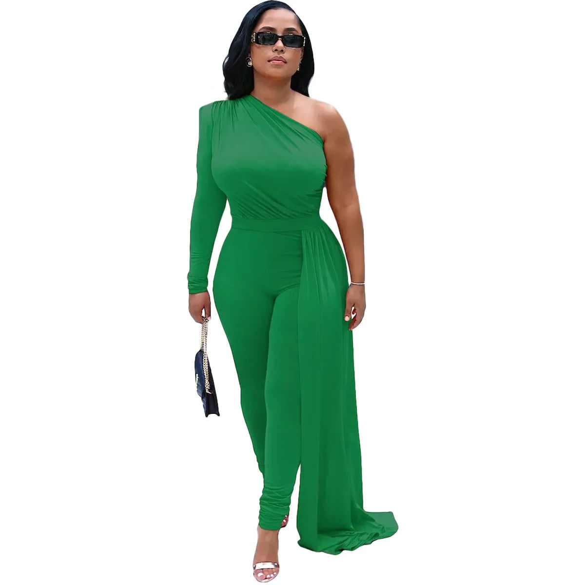 That Girl's Got Swag - Off The Shoulder Jumpsuit
