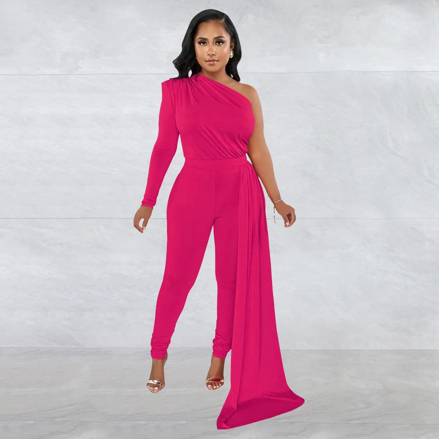 That Girl's Got Swag - Off The Shoulder Jumpsuit