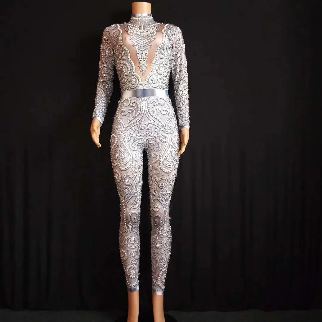 Baroque - Elegant Pearl Jumpsuit