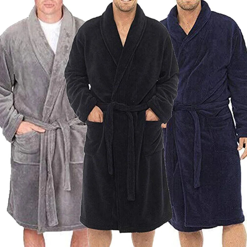 Men's Thirsty Bathrobe
