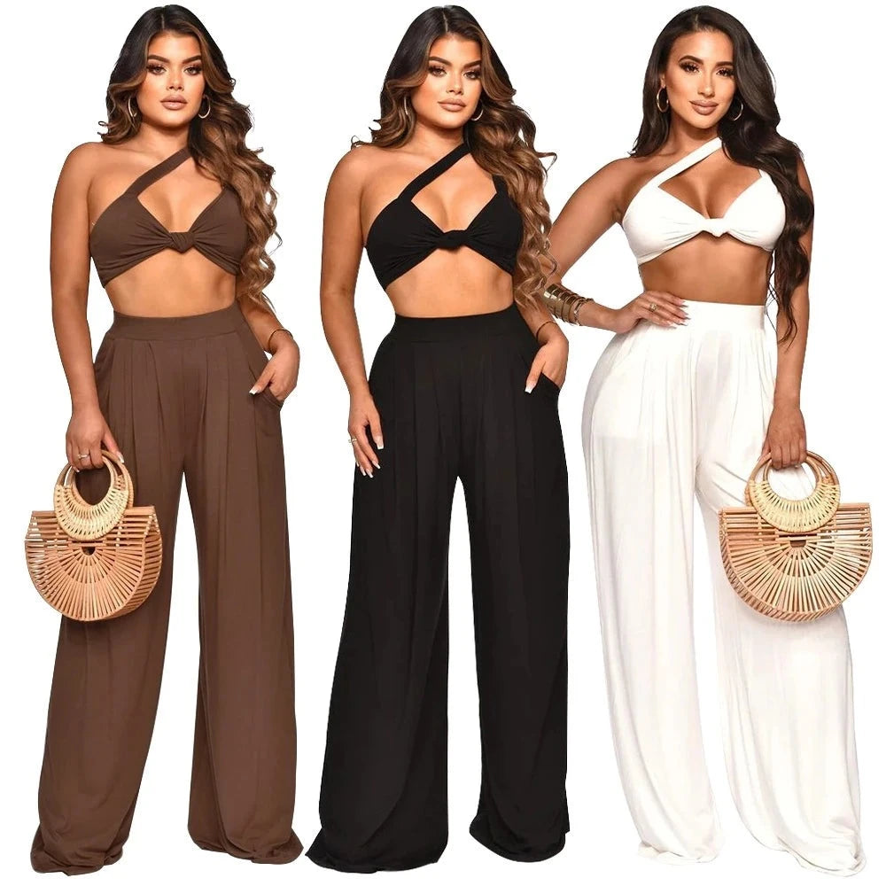 Kiona - Two-Piece Wide Legged Pants Set