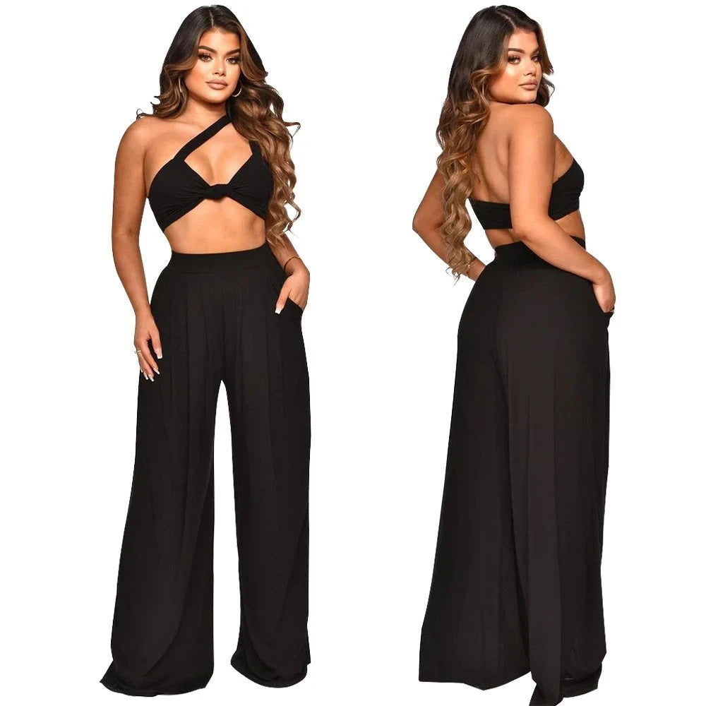 Kiona - Two-Piece Wide Legged Pants Set