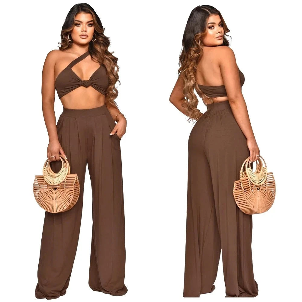 Kiona - Two-Piece Wide Legged Pants Set