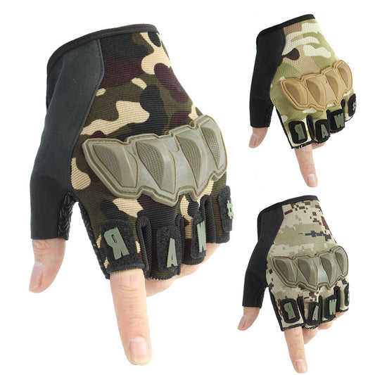 Military Half Finger Riding Gloves