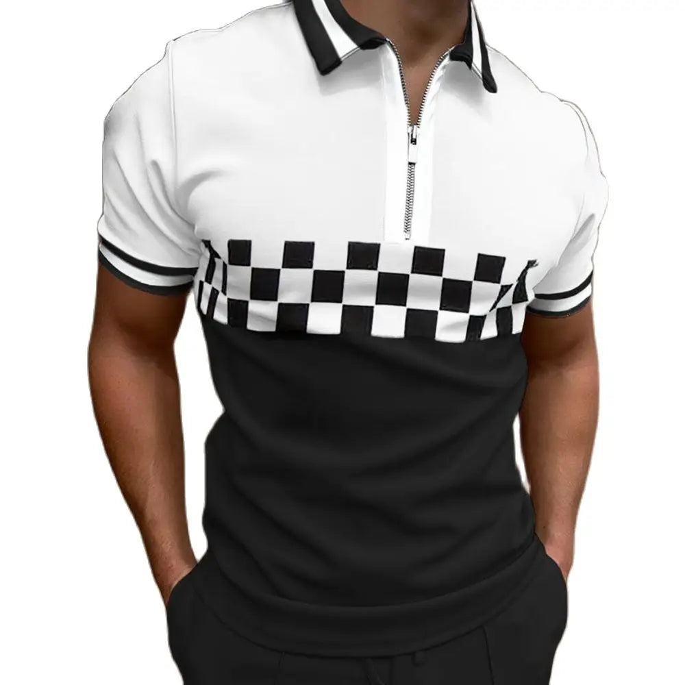 Men's Fashion Short Sleeved High-quality Polo Shirt