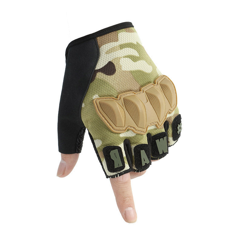 Military Half Finger Riding Gloves