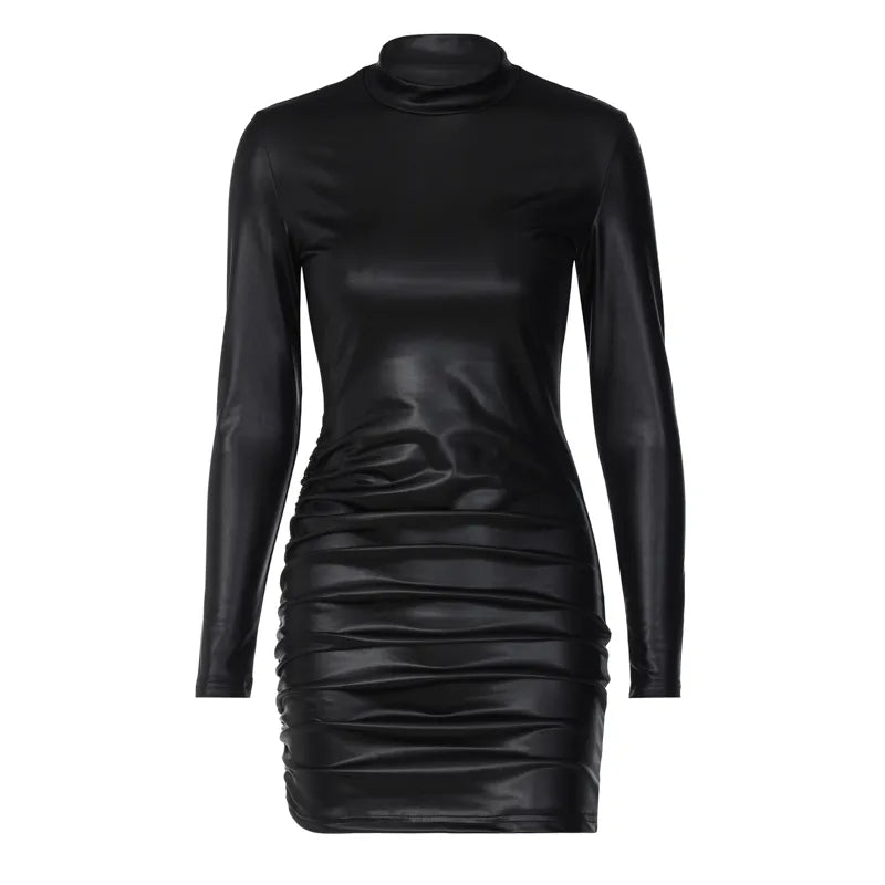 Let's Get It Started -  Women's Long-Sleeved Bodycon Mini Dress