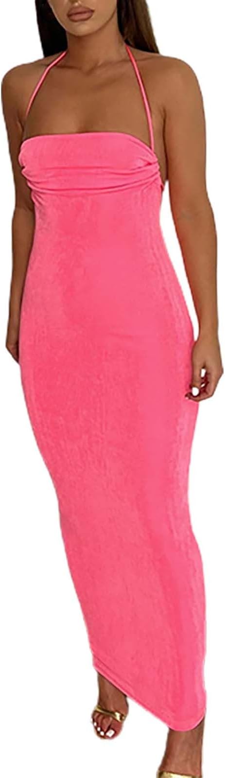 Baby Got Back - Backless Bodycon Maxi Dress