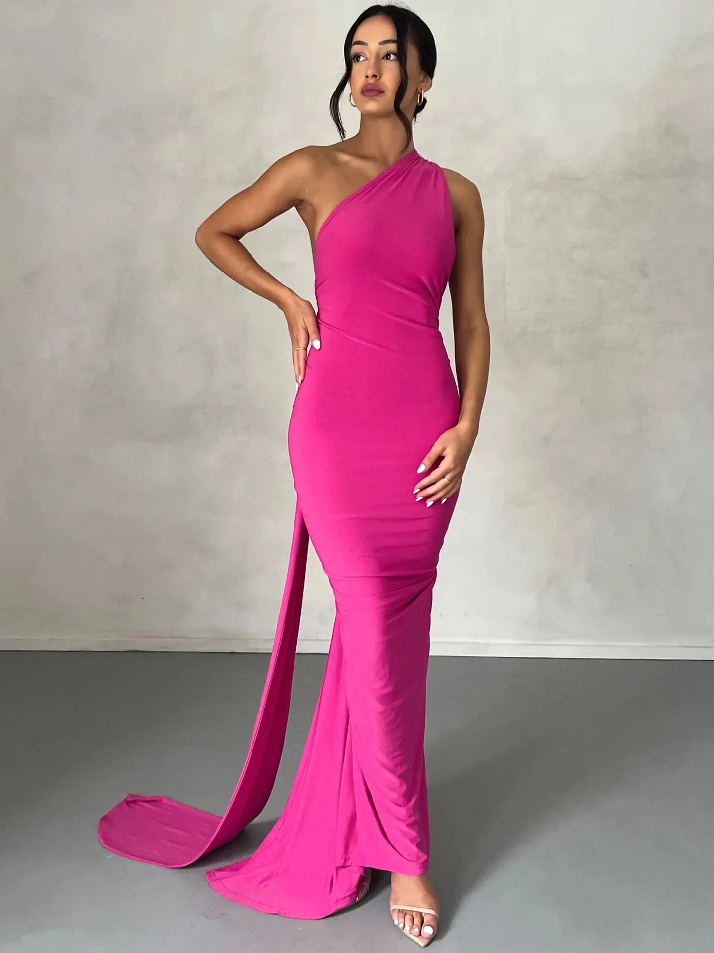 There She Goes - Backless Bodycon Maxi Dress