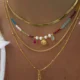 Arlo - Multilayer Boho Colorful Bead Chain Necklace