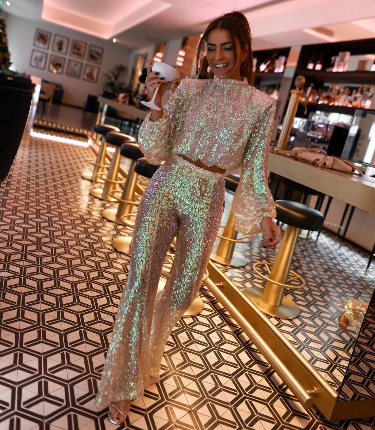 Confetti - Matching Two-Piece Sequin Set