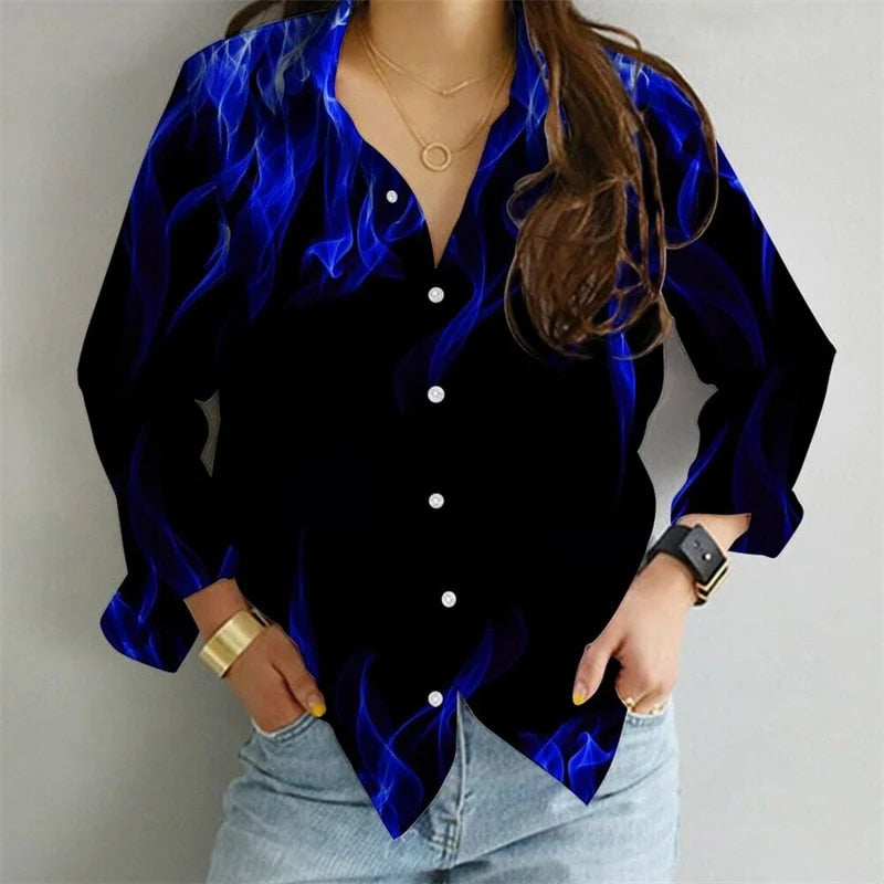 Flames - Men/Ladies Casual High Quality Fashion Tops