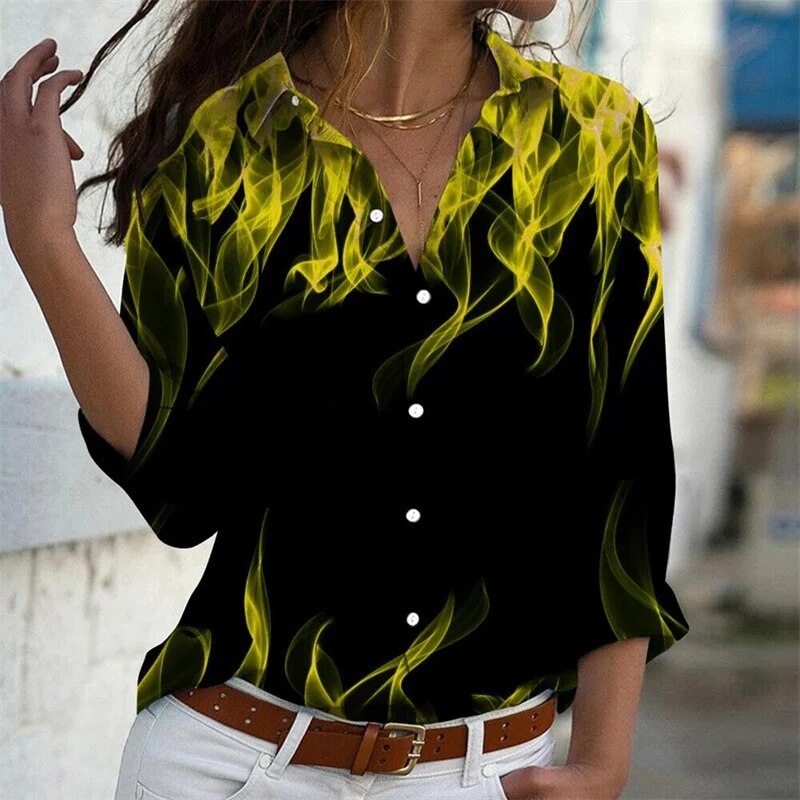 Flames - Men/Ladies Casual High Quality Fashion Tops