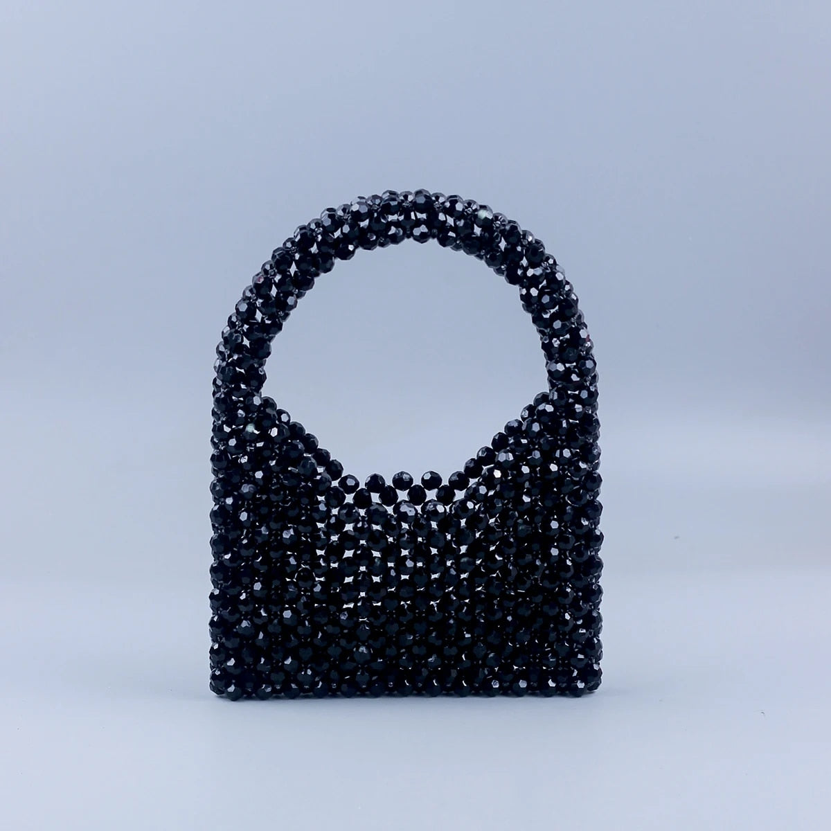 Tonya - Solid Color Beaded Handbag for Ladies