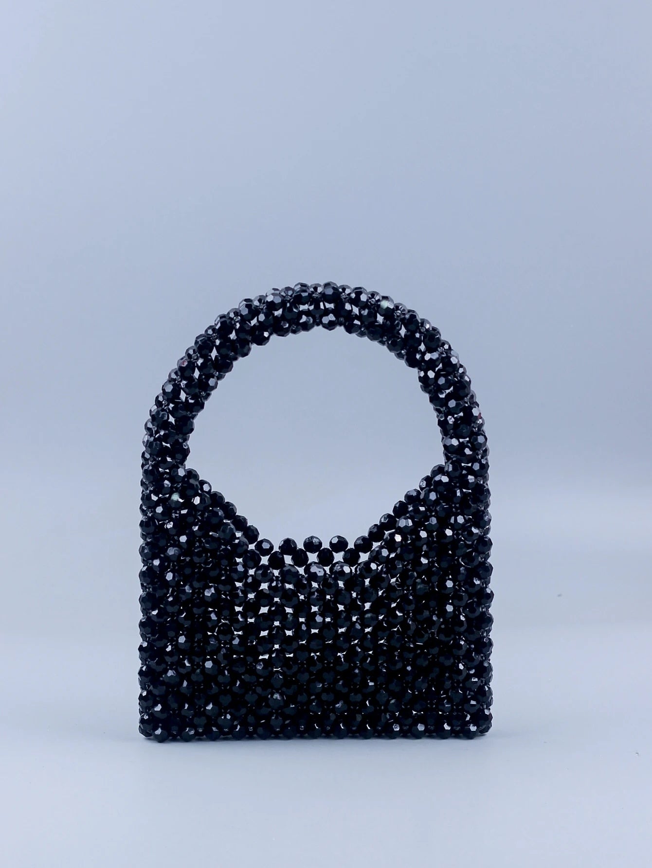 Tonya - Solid Color Beaded Handbag for Ladies