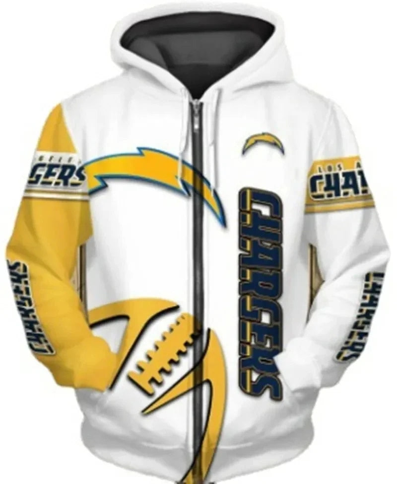 Fanatics - Men's Teams Cardigan Zipper Hoodie