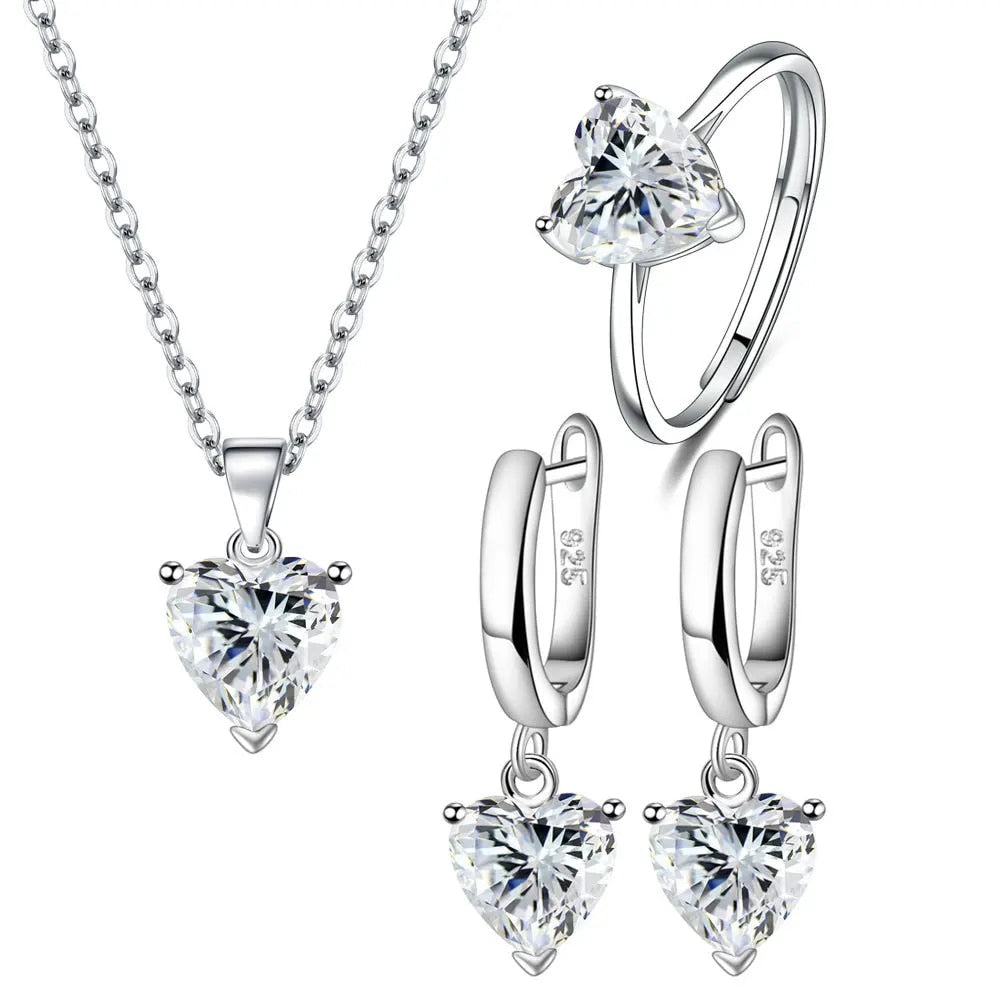 Women's Sterling Silver Jewelry Sets