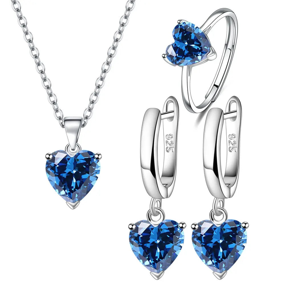 Women's Sterling Silver Jewelry Sets