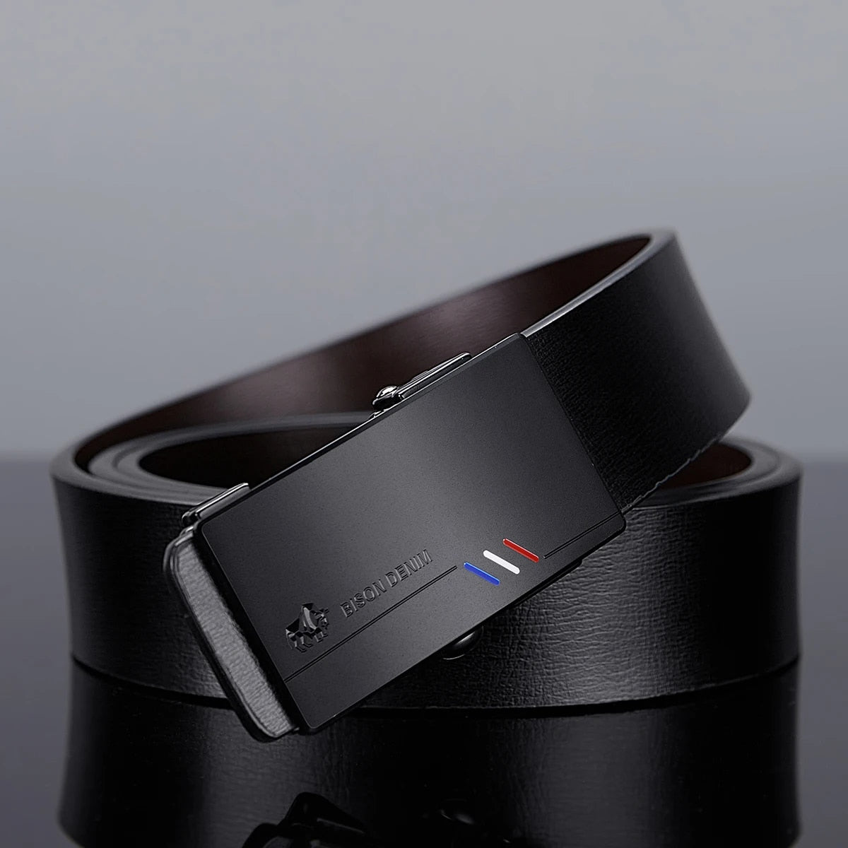 Men's Cow Skin Automatic Leather Belt