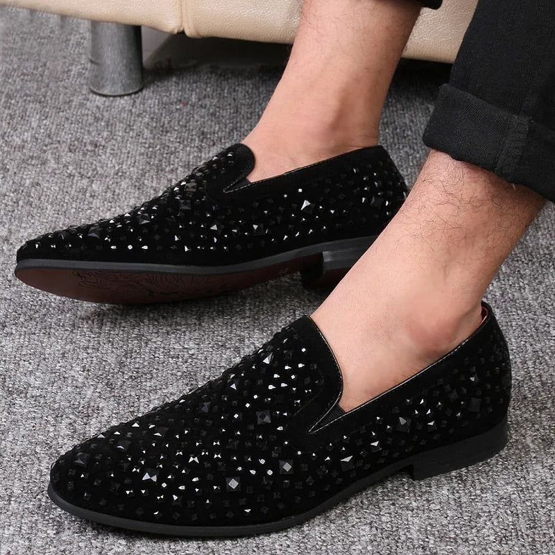 High Quality Spiked Men's Luxury Loafers