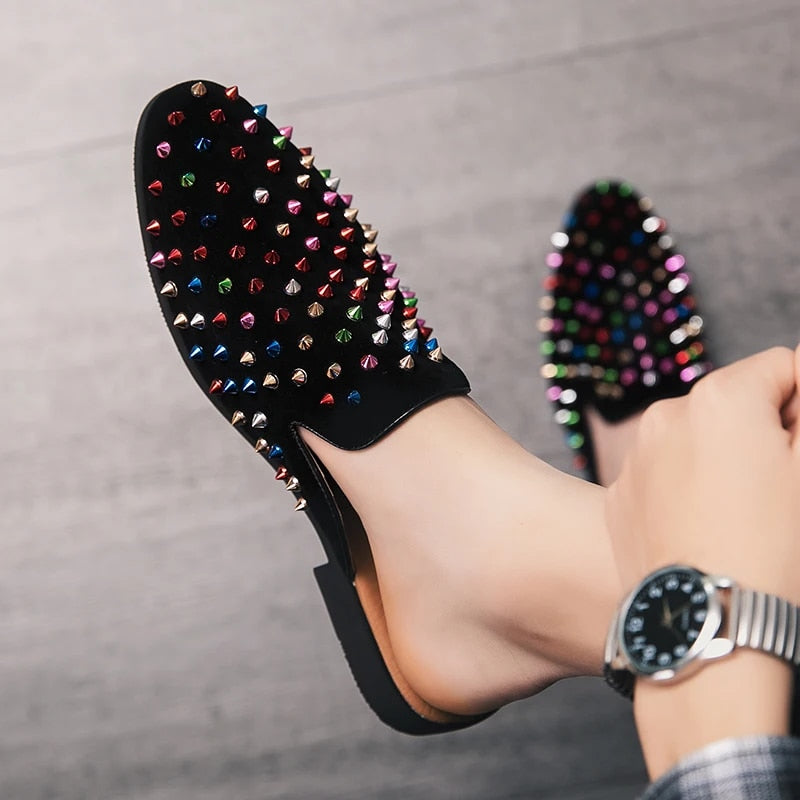 High Quality Spiked Men's Luxury Loafers