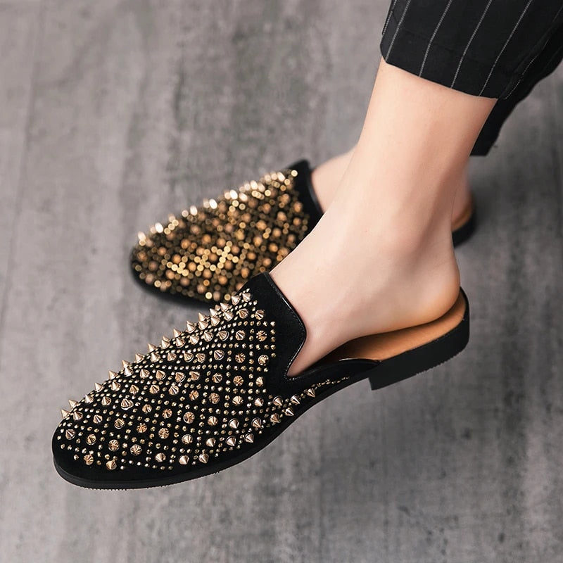 High Quality Spiked Men's Luxury Loafers