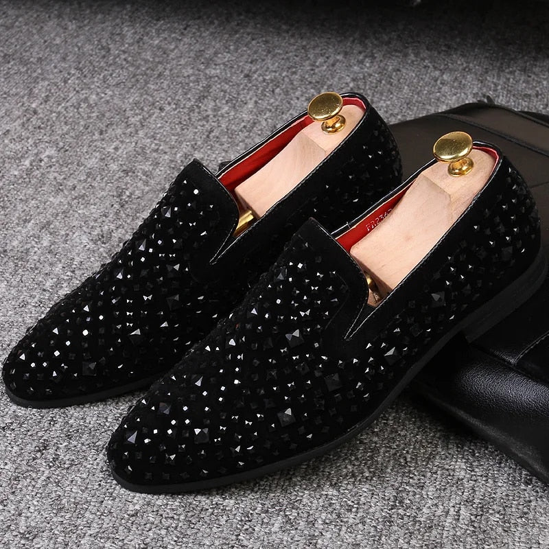 High Quality Spiked Men's Luxury Loafers