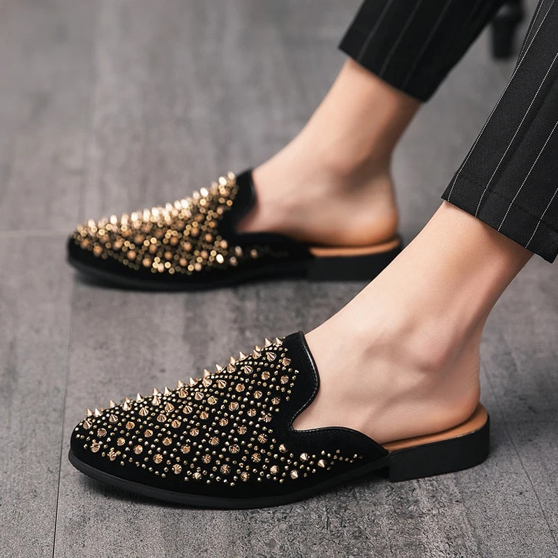 High Quality Spiked Men's Luxury Loafers