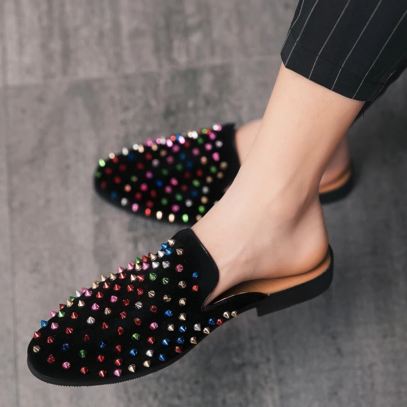 High Quality Spiked Men's Luxury Loafers