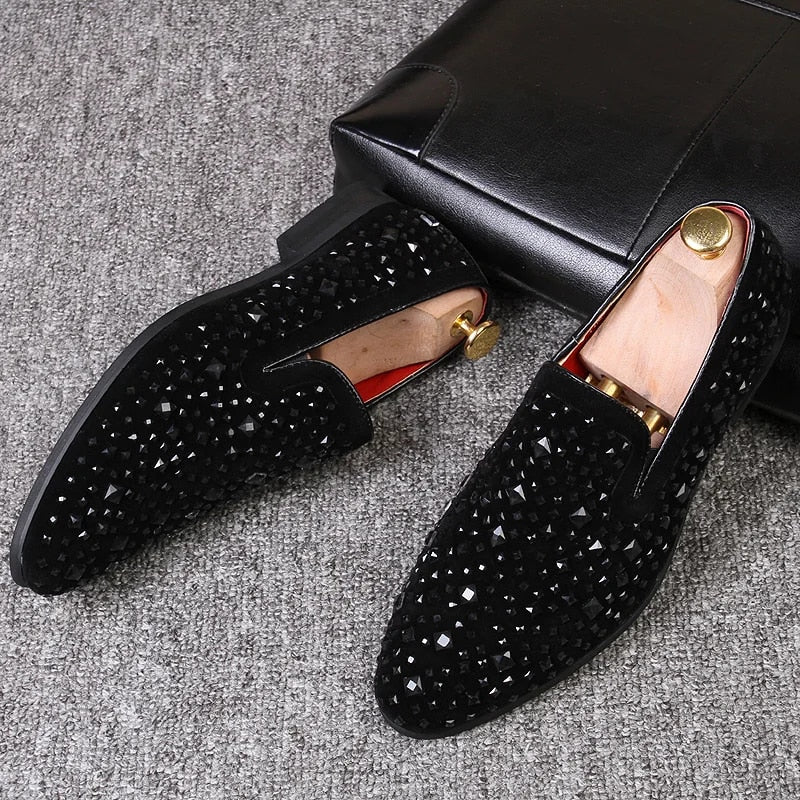 High Quality Spiked Men's Luxury Loafers