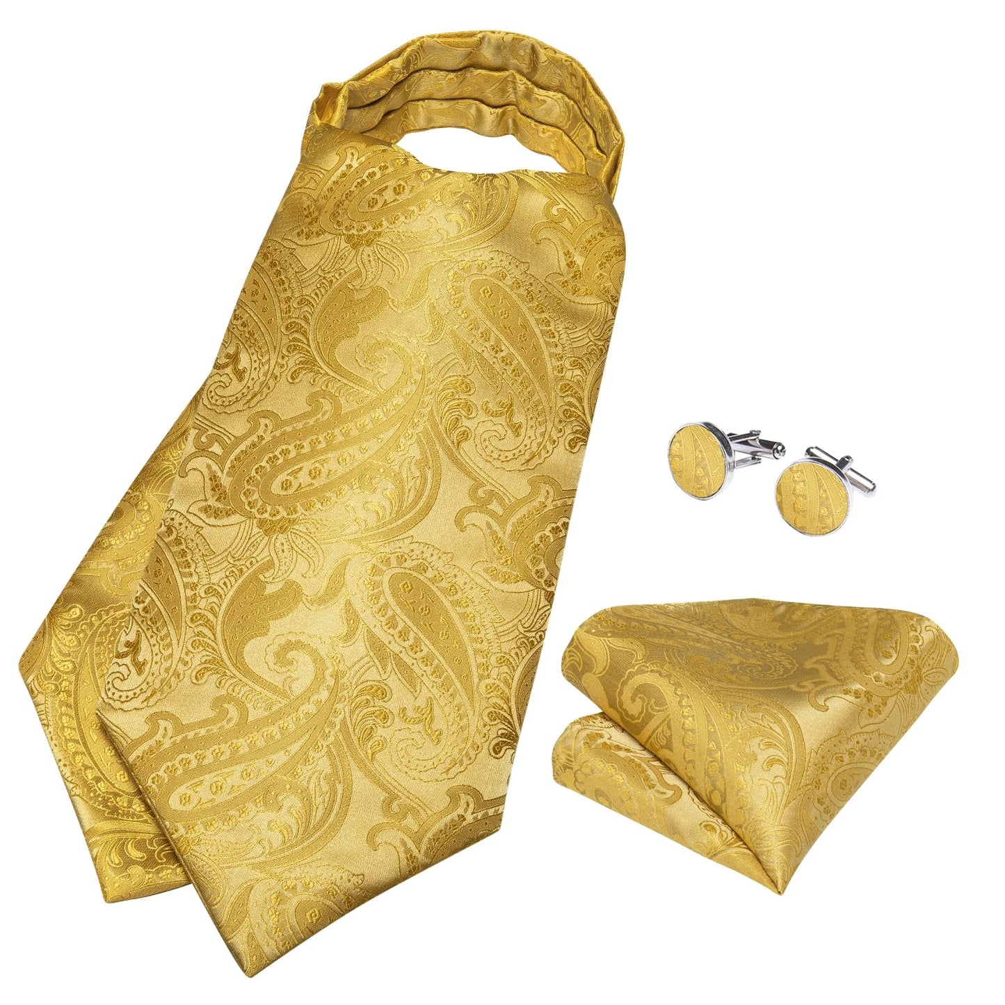 Three-Piece Jacquard Cravat Set