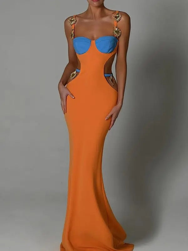 Sade - Hollowed-Out Maxi Dress