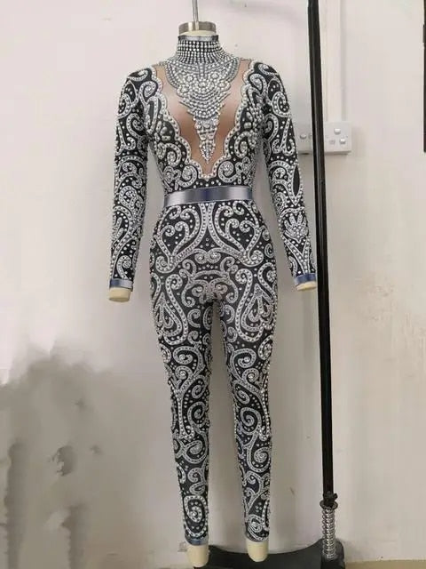 Baroque - Elegant Pearl Jumpsuit