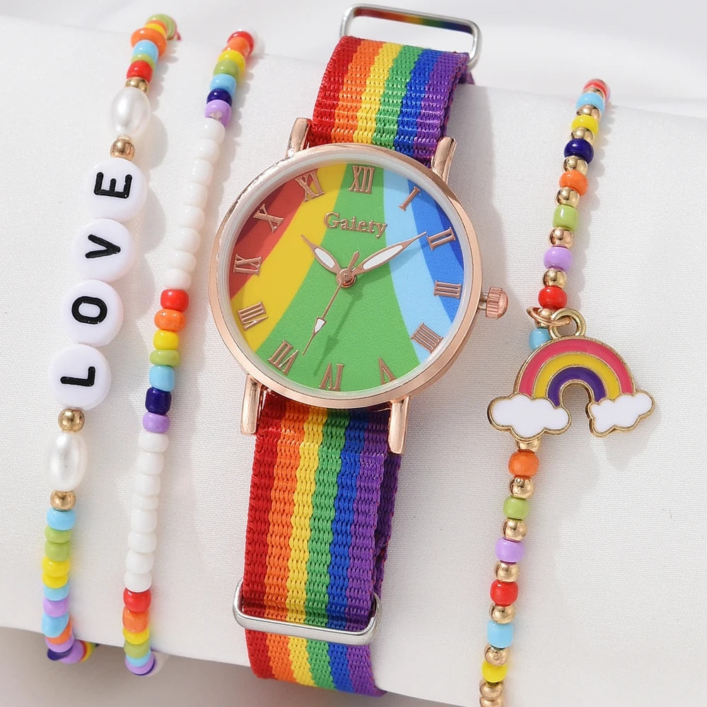 Women's Quartz Rainbow Watches