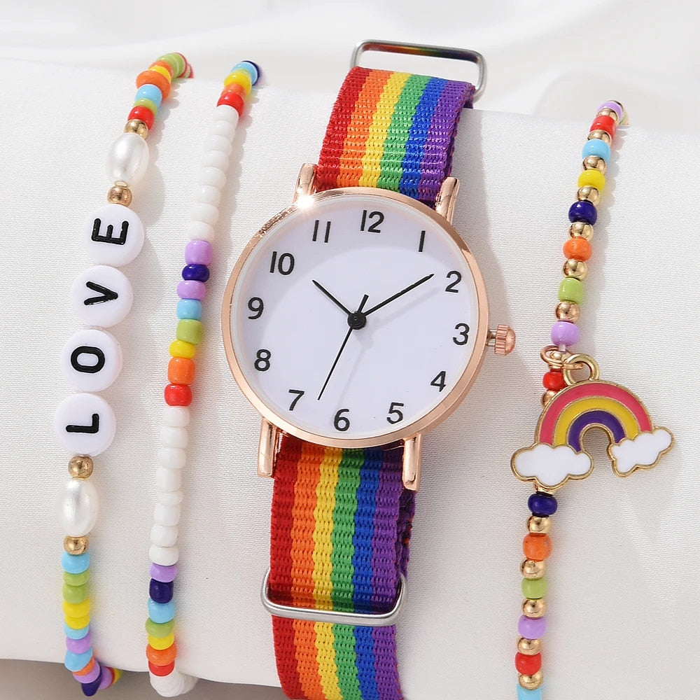 Women's Quartz Rainbow Watches