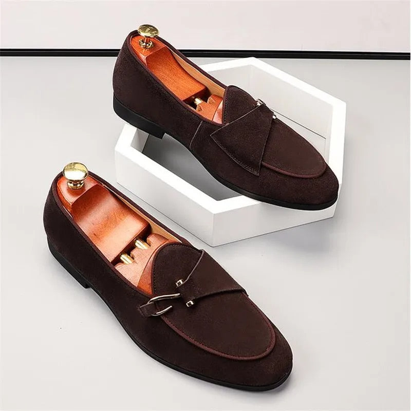 Men's Fashion Suede Genuine Leather Loafers